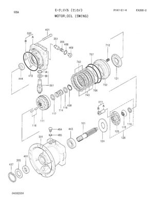 M2X96 0409203 4247870 0409224 Motor Drive Shaft , EX200-2 Hydraulic Pump Parts
